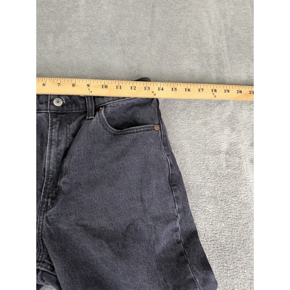 Abercrombie & Fitch The 90s Straight Ultra High Rise Jeans Women's Size 28 Black - Picture 8 of 11